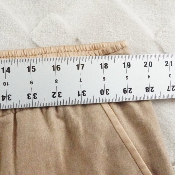 Lafayette 148 New York Beige Ankle Pants - Picture 7 of 12